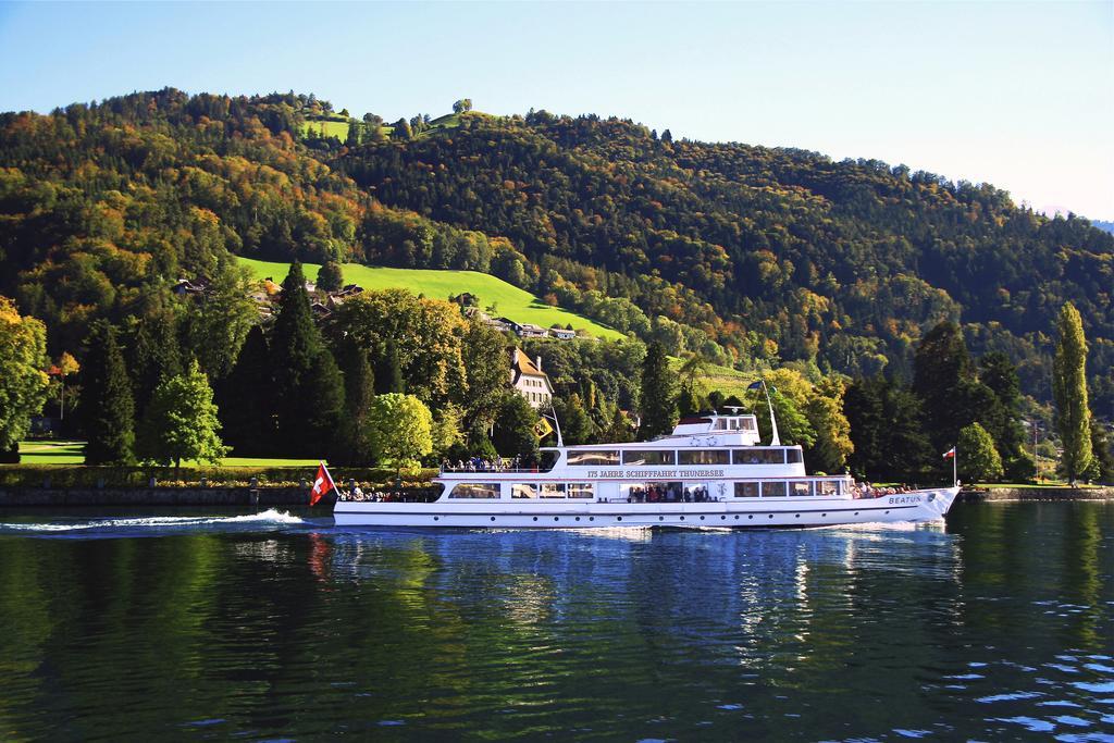 Seehotel Boutique Jaegerhof-Hubertus Faulensee Exterior foto