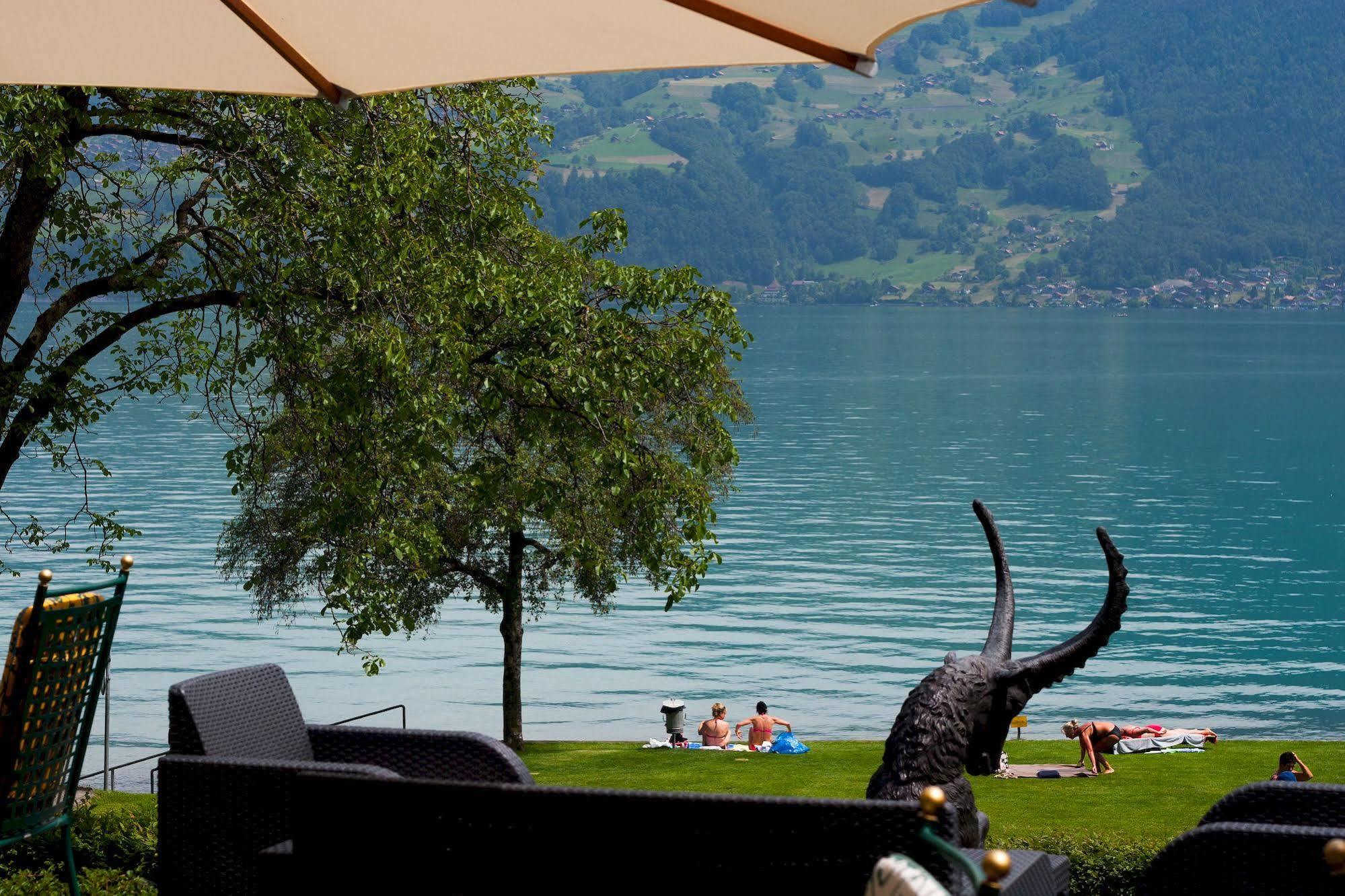 Seehotel Boutique Jaegerhof-Hubertus Faulensee Exterior foto
